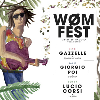 WOM Fest con Gazzelle, Giorgio Poi, Lucio Corsi