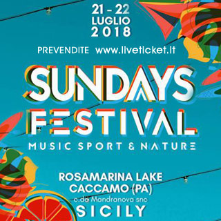 Biglietti Sundays Festival
