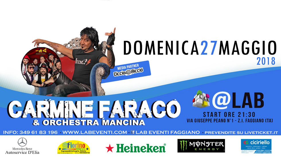 Carmine Faraco + Orchestra Mancina