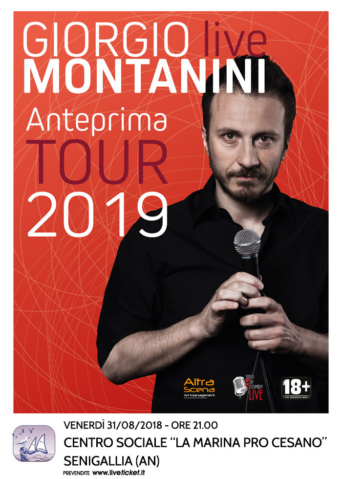 Giorgio Montanini - Anterprima Tour 2019