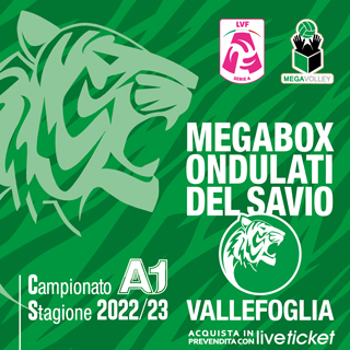 Biglietti MEGABOX VOLLEY - SAVINO DEL BENE
