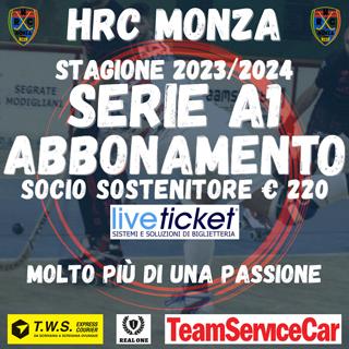 HRC Monza 2023-2024-Abbon. Sostenitore