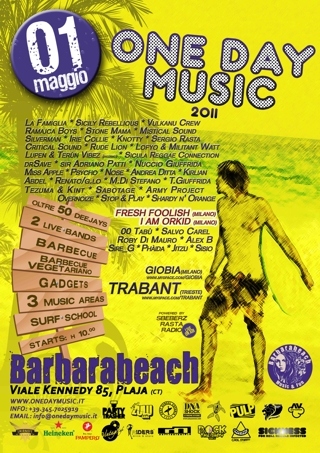 1 Maggio One Day Music Barbara Beach