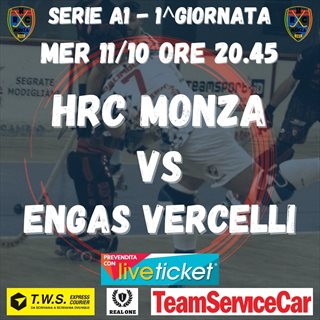 Biglietti HRC MONZA - ENGAS VERCELLI
