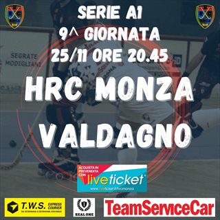 Biglietti HRC MONZA - WHYSPORT VALDAGNO