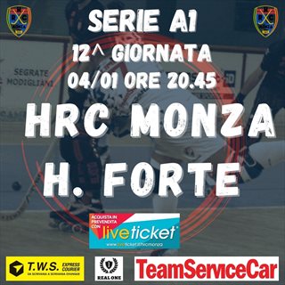 Biglietti HRC MONZA - H. FORTE