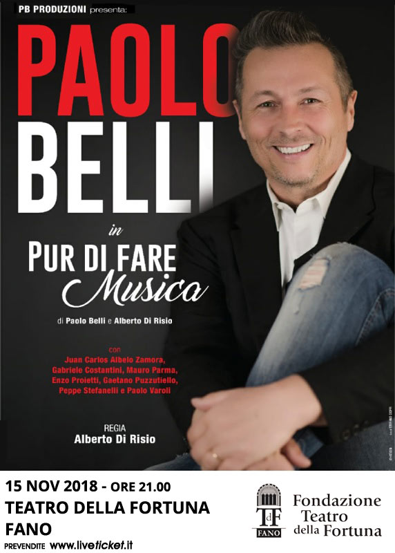 Paolo Belli "Pur di fare musica"