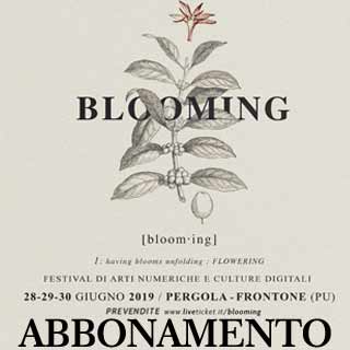 Abbonamento Blooming Festival
