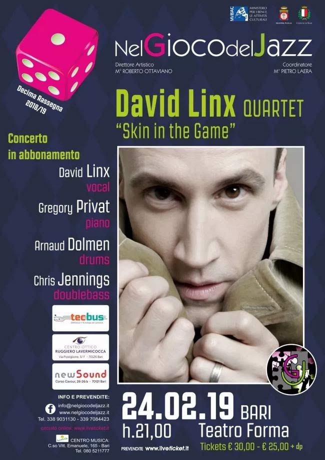David Linx quartet Skin the Game