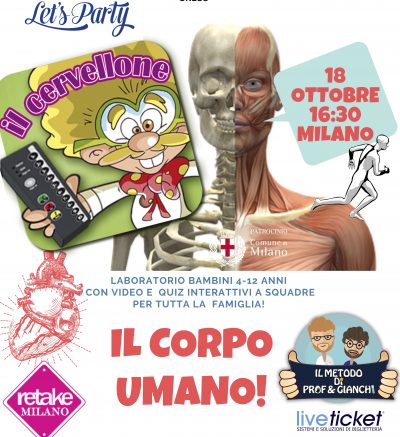 Biglietti Il Corpo Umano Laboratorio Per Bambini