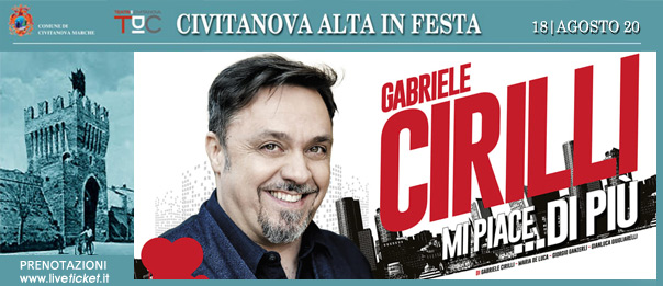 Biglietti Gabriele Cirilli "Mi piace di piu'"