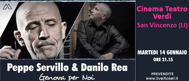 Genova per noi Danilo Rea e Peppe Servillo