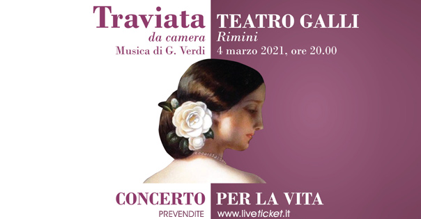 Concerto per la Vita 2021 Traviata da Camera Giuseppe Verdi
