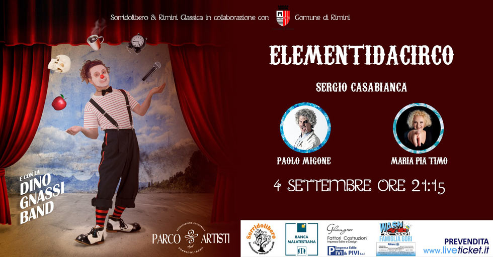Elementi da circo Sergio Casabianca e la Dino Gnassi Corporation Band