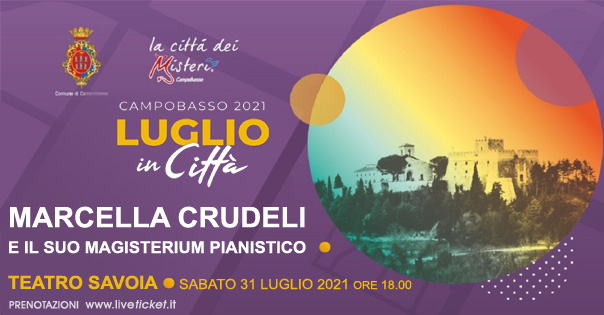 Biglietti Marcella Crudeli e il suo Magisterium pianistico
