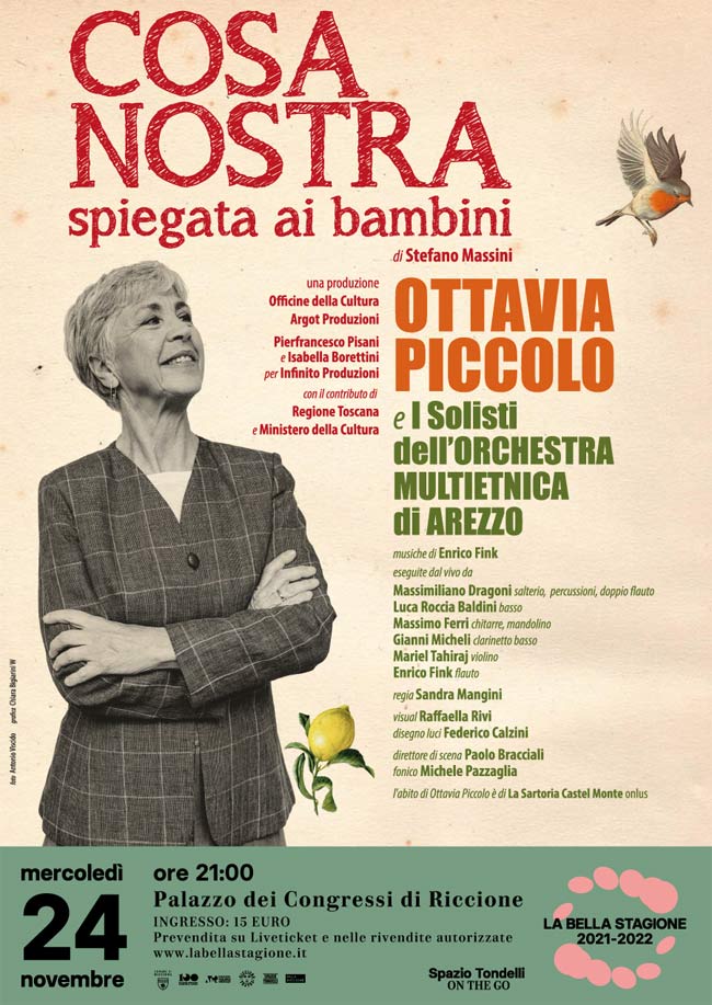 COSA NOSTRA SPIEGATA AI BAMBINI - Ottavia Piccolo