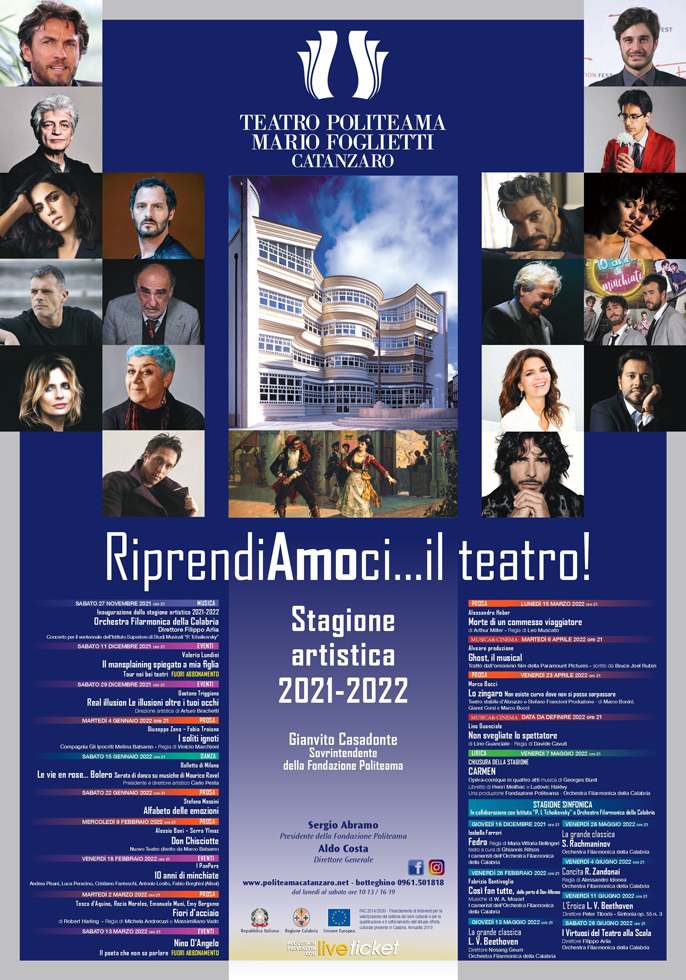 Teatro Politeama Mario Foglietti - Stagione 21/22