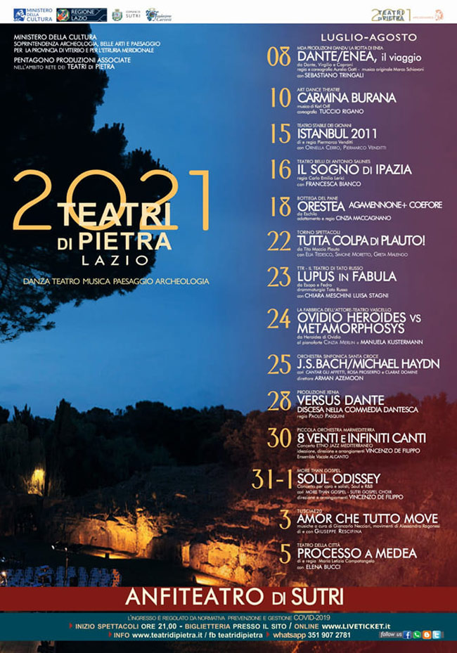 Teatri di Pietra Lazio 2021 - Anfiteatro Romano Sutri (VT)