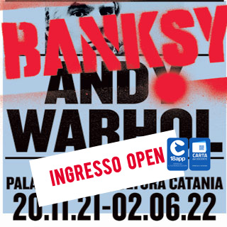 Ingresso open mostra Warhol Banksy - bonus cultura