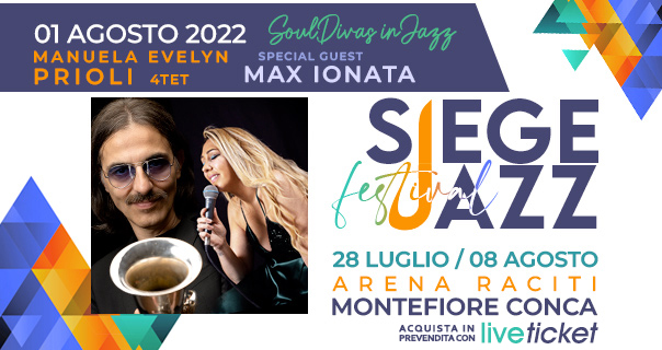 Biglietti Soul Divas in Jazz & Manuela Prioli Quartet "Special Guest Max Ionata"