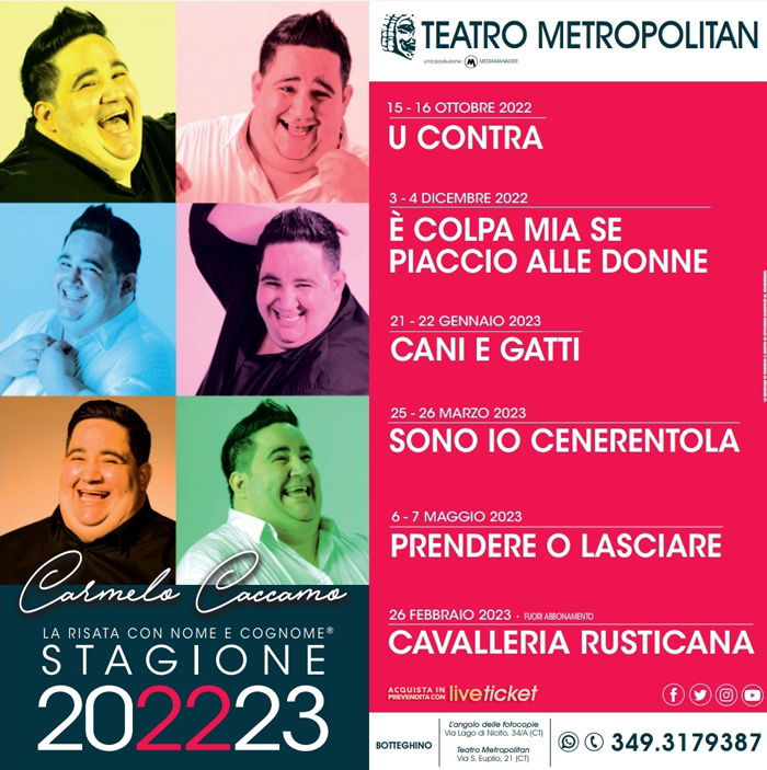 Carmelo Caccamo - Teatro Metropolitan di Catania