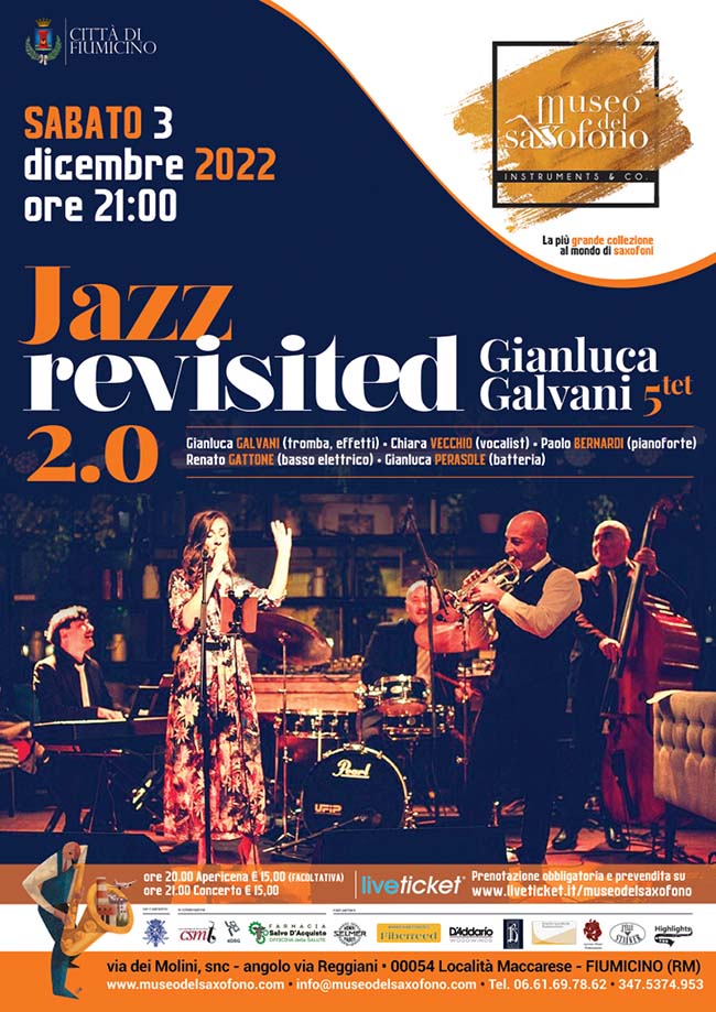 JAZZ RIVISITED 2.0 - Museo Saxofono Fiumicino