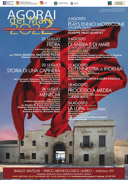 Teatri di Pietra Lazio 2022 - Baglio Anselmi - Parco Archeologico Lilibeo - Marsala (TP)
