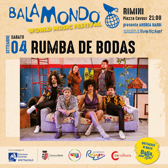 Tickets Balamondo RUMBA DE BODAS - 04 Settembre 2022