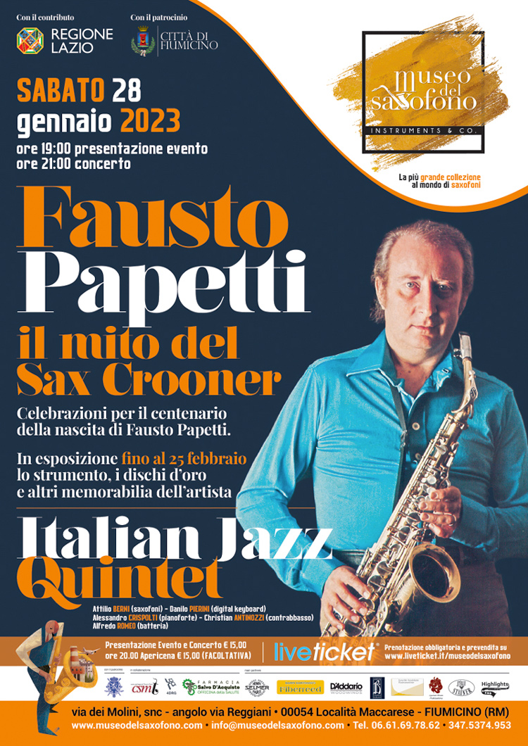FAUSTO PAPETTI  - Museo Saxofono Fiumicino