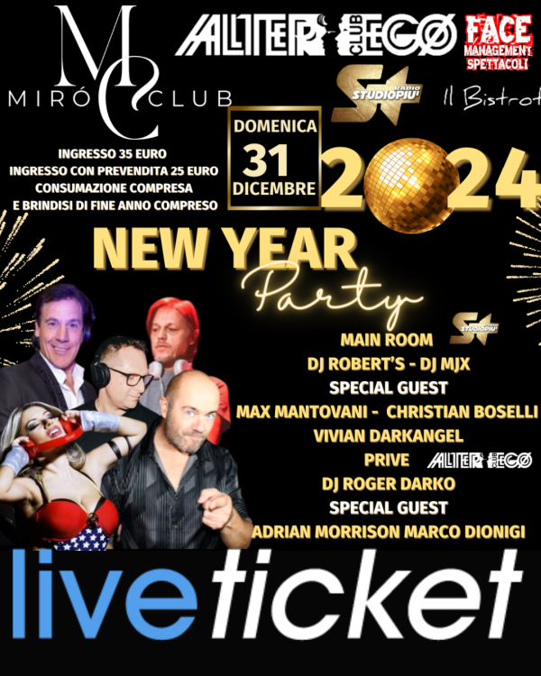 Capodanno Mirò Club 2024