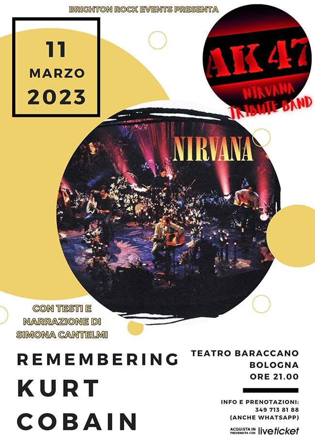 Remembering Kurt Cobain - Evento Tributo ai Nirvana