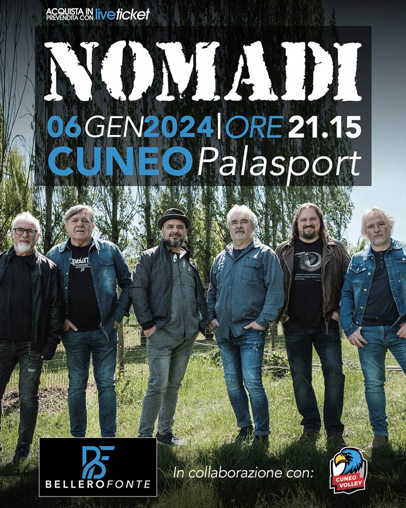 nomadi in concerto a cuneo