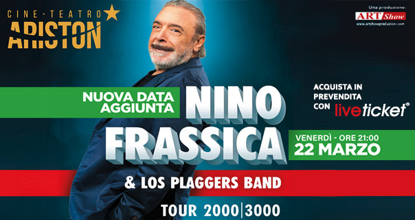 Biglietti NINO FRASSICA - Tour 2000/3000