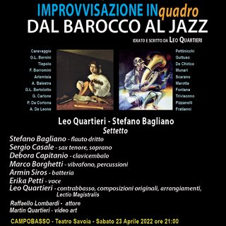 Biglietti Improvvisazione in quadro - dal Barocco al Jazz