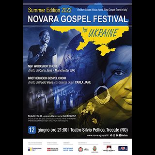 Biglietti NOVARA GOSPEL FESTIVAL FOR UKRAINE