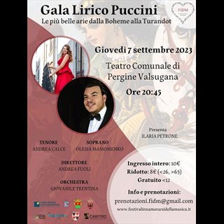 Biglietti Gala Lirico Puccini