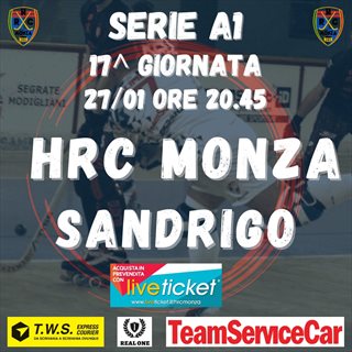 Biglietti HRC MONZA - TELEA SANDRIGO