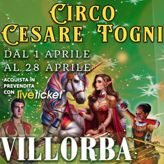 Biglietti Circo Cesare Togni